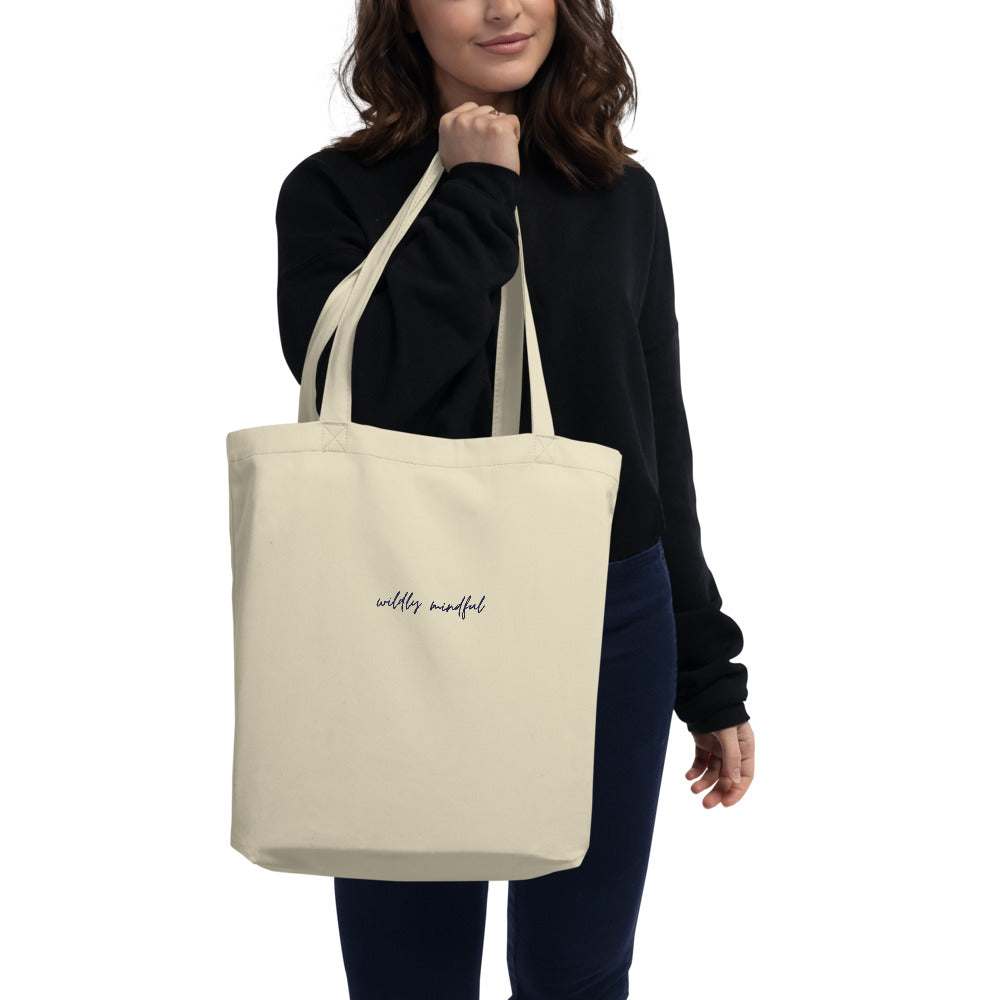 Tote Bag the Tote Bag Embroidered Minimalism Cotton Canvas Eco -  Norway